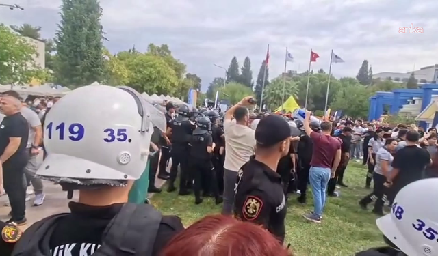 Ege Üniversitesi'nde öğrenci protestosuna polis müdahalesi: 27 gözaltı