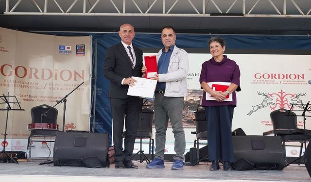 3. Uluslararası Gordion Arkeofilm Festivali'nde ödüller Ankara'da sahiplerini buldu