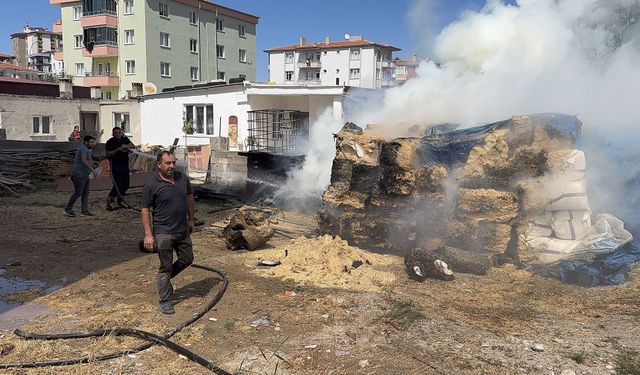 Niğde'de yangın: Müstakil evin bahçesinde hasar meydana geldi