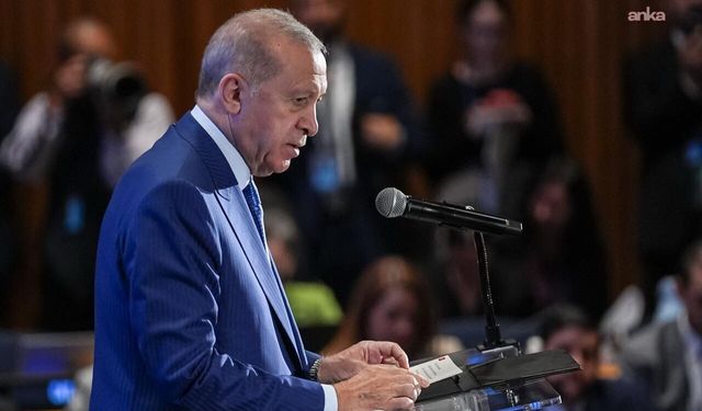 Erdoğan: Finansman ve teknolojiye erişimdeki eşitsizlikler sürerken ülkelerden aynı hız beklenemez