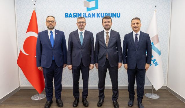 Cumhurbaşkanlığı İletişim Başkanı Duran'dan Basın İlan Kurumu'na ziyaret