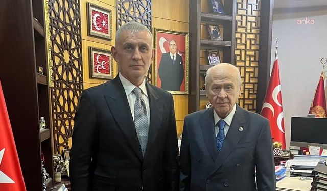 TFF Başkanı Hacıosmanoğlu’ndan Devlet Bahçeli’ye ziyaret