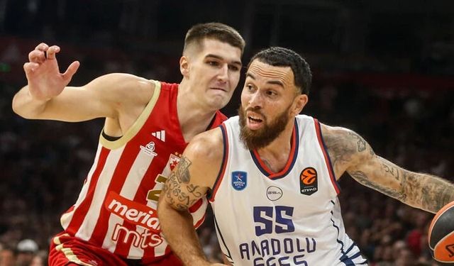 Anadolu Efes, EuroLeague’de Kızılyıldız’a 77-72 mağlup oldu