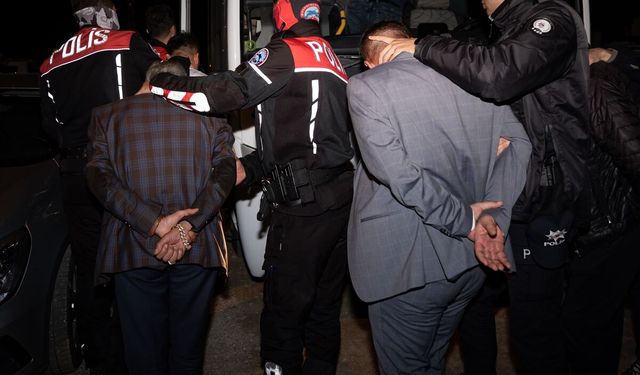 Ankara'da eğlence mekanlarına şafak operasyonu: 68 şüpheliye gözaltı