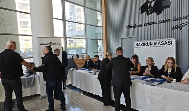 Ankara Barosu'nda 69. Olağan Genel Kurulu'nda 4 aday yarışıyor