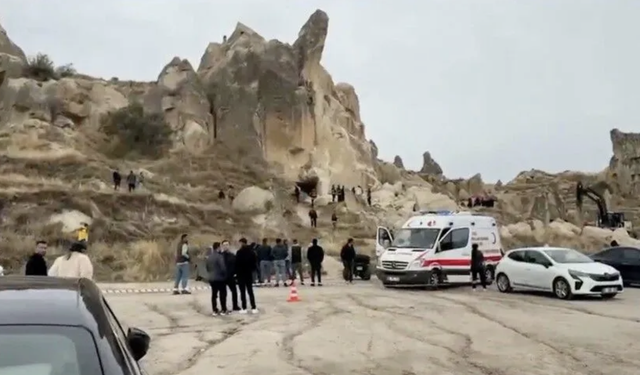 Göreme Açık Hava Müzesi yakınında peribacası çöktü: 3 kişi hayatını kaybetti!