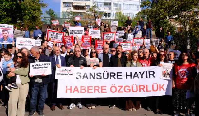 Eskişehir'de gazetecilerden sansüre karşı yürüyüş: "Basın özgür değilse toplum habere ulaşamaz"