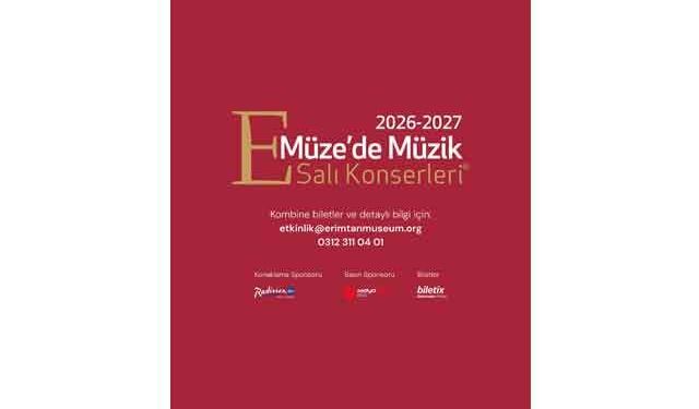 Erimtan Müzesi'nde yeni sezon başlıyor: Salı Konserleri Hakan Aysev ile açılıyor