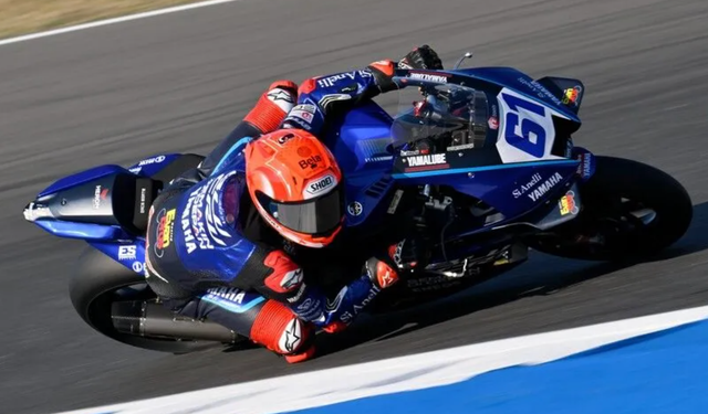 Milli motosikletçi Can Öncü, Dünya Supersport Şampiyonası'nda üçüncü oldu