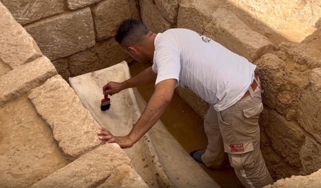 Gazze'de Roma dönemine ait yeni bir lahit bulundu