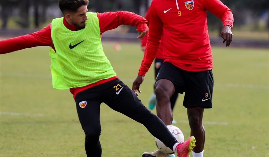Kayserispor, Trabzonspor maçı hazırlıklarını sürdürdü