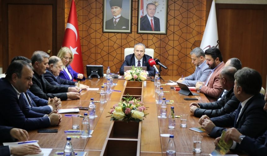 Nevşehir Avanos Kapadokya Organize Sanayi Bölgesi Yönetim Kurulu Toplantısı yapıldı