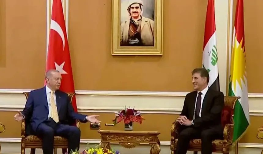 Cumhurbaşkanı Erdoğan Erbil'e gitti