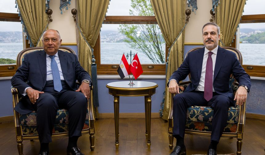 Dışişleri Bakanı Fidan Mısırlı mevkidaşı Şukri ile İstanbul'da görüştü