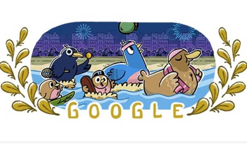 Paris 2024 Yaz Olimpiyat Oyunları için Google'dan özel "doodle"