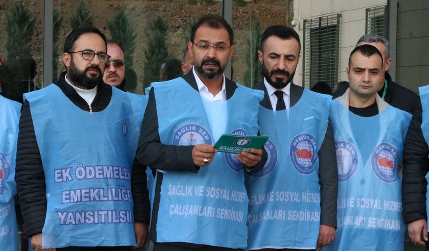 Sağlık-Sen Yozgat Şubesi'nden sağlık çalışanlarının haklarına ilişkin açıklama