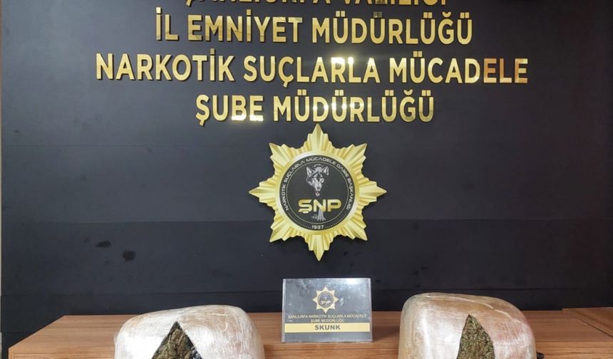 Şanlıurfa'da uyuşturucu operasyonunda 2 şüpheli yakalandı