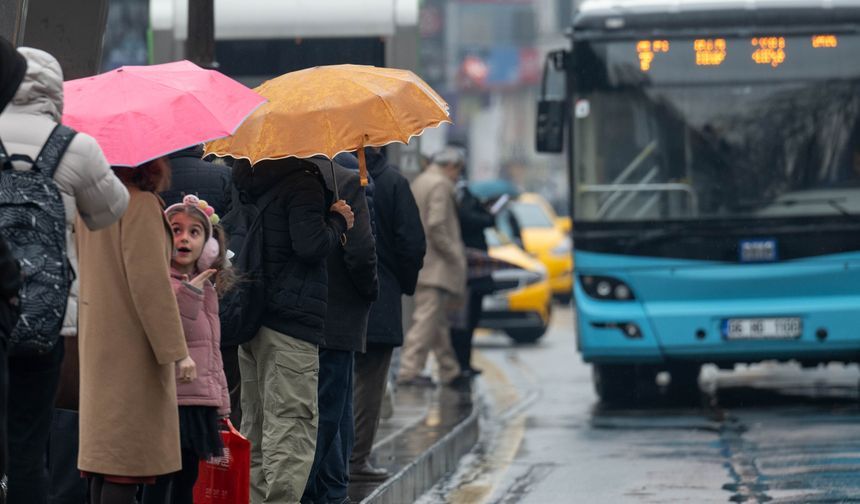 Ankara'da yağmur