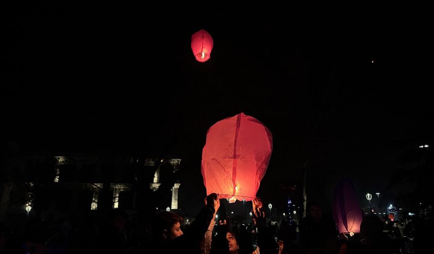 Konya'da "Şivlilik" geleneği kapsamında fener alayı coşkusu yaşandı