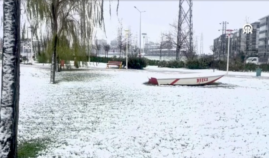 Trakya'da yüksek kesimlerde kar yağışı