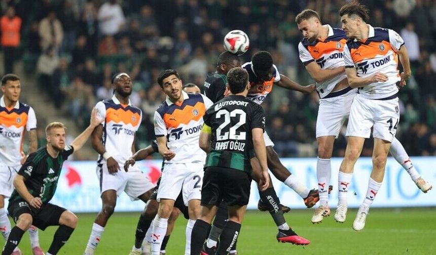 Kocaelispor - Başakşehir karşılaşması golsüz bitti
