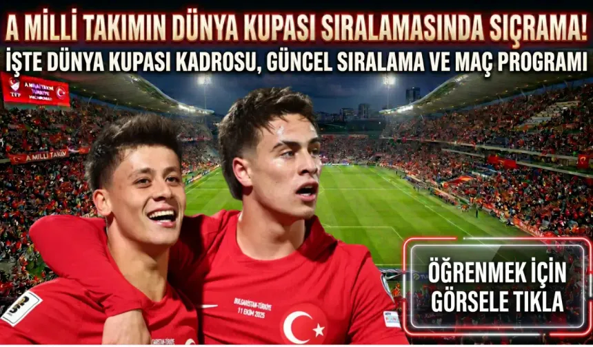 A MİLLİ TAKIMDAN DÜNYA SIRALAMASINDA SIÇRAMA! İşte kadro değeri, güncel kadro ve maç programı