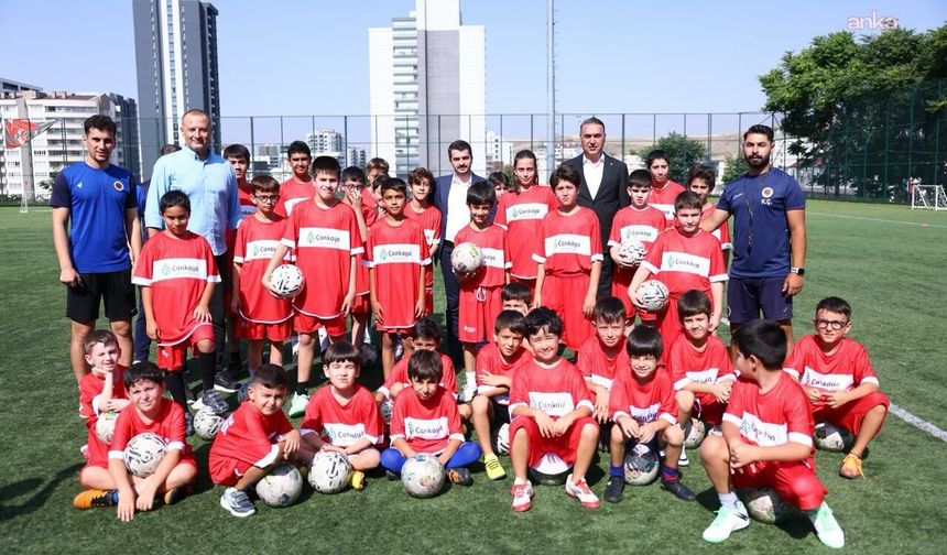 Çankaya Belediyesi ve Gençlerbirliği'nden çocuklara ücretsiz yaz futbol okulu