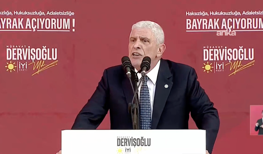 Dervişoğlu “Bayrak açıyorum” mitinginde konuştu: Katil caniye af isteyenlerin karşısında sarsılmaz bir irade var