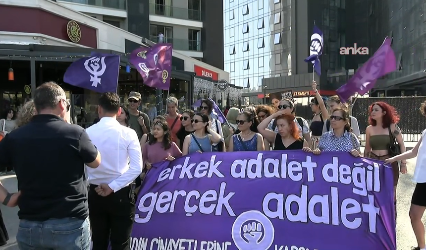 Ayşe Tokyaz cinayeti davasında kadın örgütleri adliye önünde toplandı