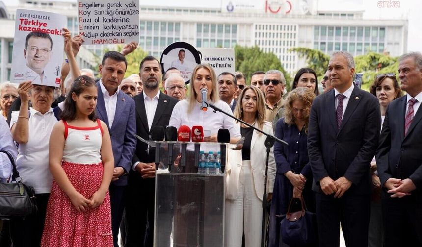 Dilek İmamoğlu: "Ekrem İmamoğlu susma hakkını kullanmadı, savunma hakkı gasp edildi"