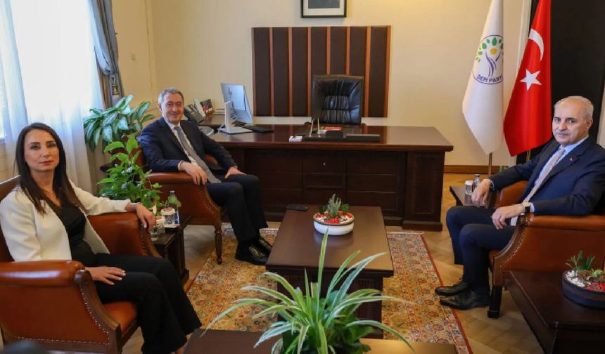 DEM Parti'den Kurtulmuş görüşmesi sonrası açıklama: "Kapsayıcı çerçeve yasa" çağrısı
