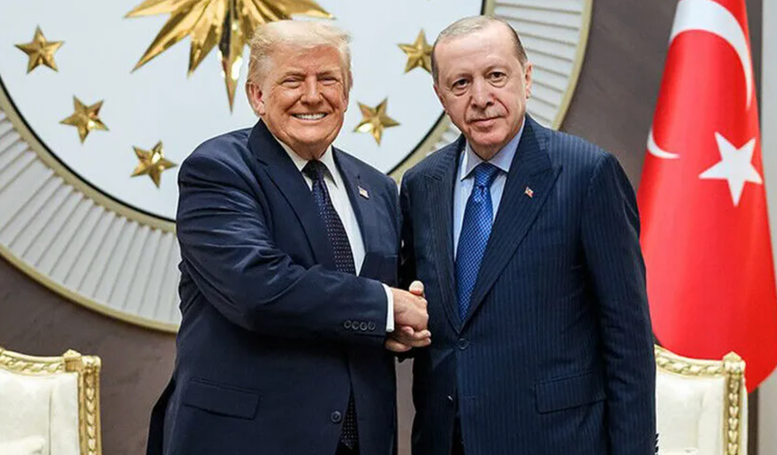 Beyaz Saray, Erdoğan ve Trump'ın tokalaşma anını paylaştı