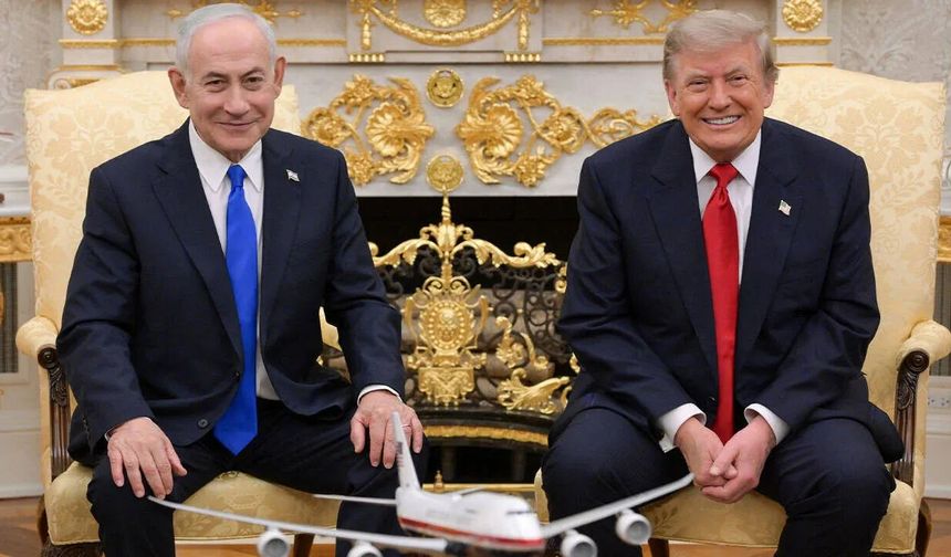 Trump ile Netanyahu Beyaz Saray'da bir araya geldi