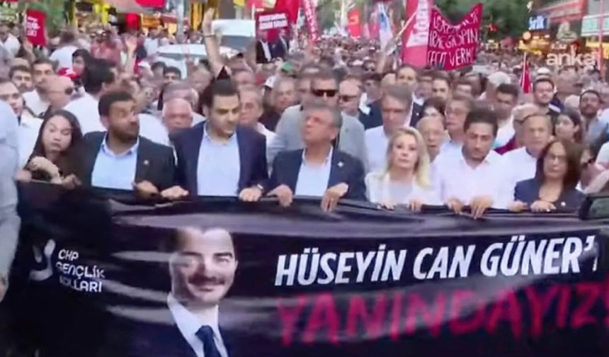 Özel’den Çankaya Belediyesi operasyonuna karşı yürüyüş: Hüseyin Can Güner’in hesabını veremeyeceği hiçbir şey yoktur
