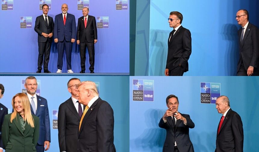 NATO Zirvesi'nde Meloni Trump karşılaşması, Macron’un gözlükleri ve Rama’nın spor ayakkabıları objektiflere yakalandı