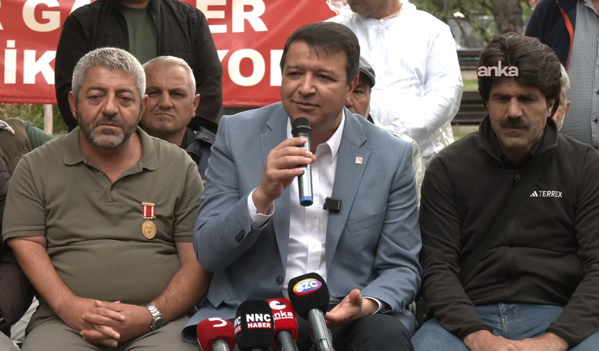 Saadet Partisi Lideri Arıkan Güvenpark’ta eylemleri süren gazi ve şehit yakınlarını ziyaret etti