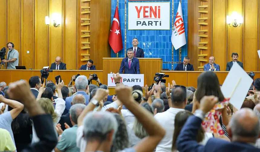 Yeni Parti TBMM Grubu 'çerçeve yasa' gündemiyle kapalı toplandı