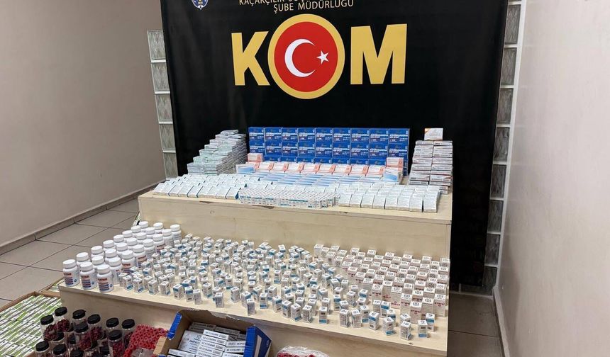 İzmir’de 11 milyon TL’lik kaçak steroid operasyonu