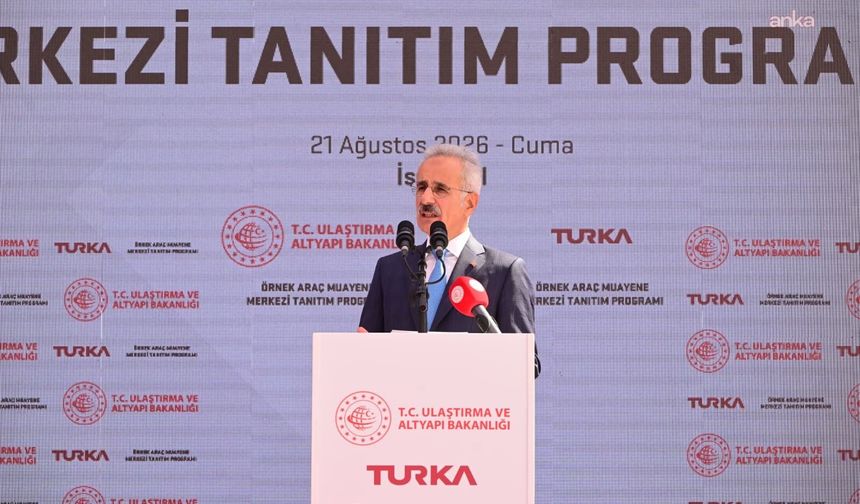 Bakan Uraloğlu: Yeni nesil araç muayenesine 3 milyar dolarlık yatırım programını hayata geçirmeyi planladık