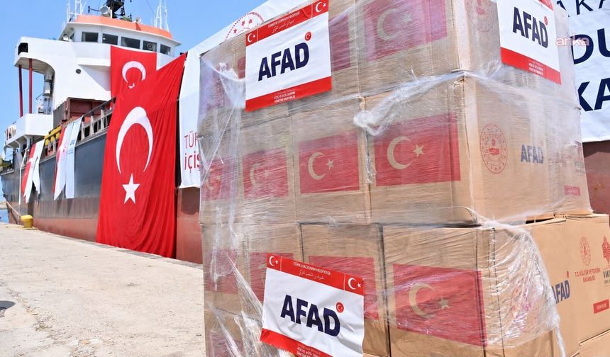Türkiye’den Lübnan’a insani destek: 40 palet ilaç yardımı