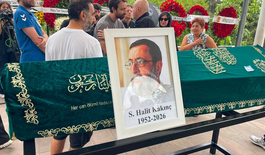 Gazeteci Halit Kakınç son yolculuğuna uğurlandı