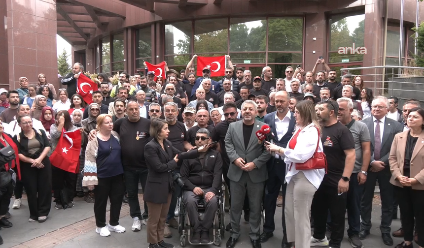 Eylemlerini sona erdiren Şehit Aileleri ve Gaziler Derneği Başkanı Çerçioğlu: "Ekim sonuna kadar bekleyeceğiz"