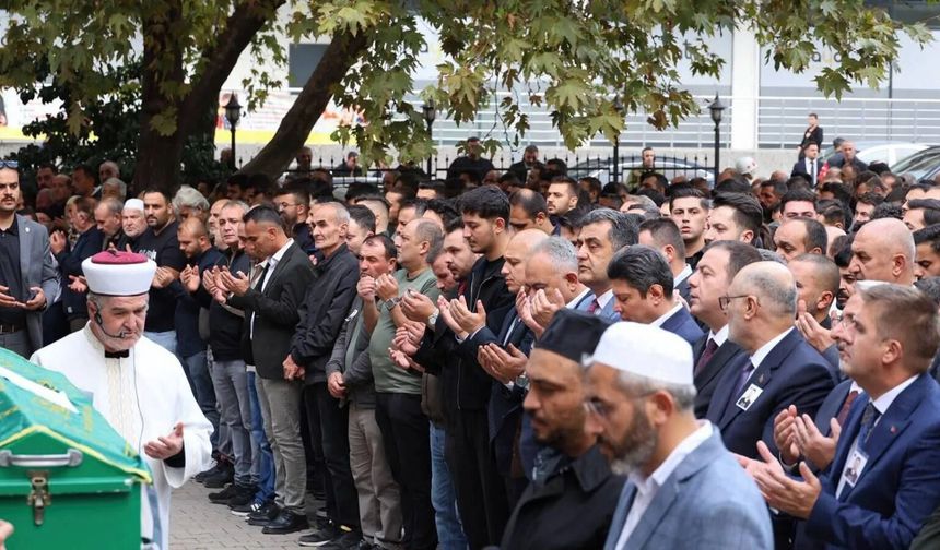 MKE’deki iş kazasında ölen Ferhat Öz, son yolculuğuna uğurlandı