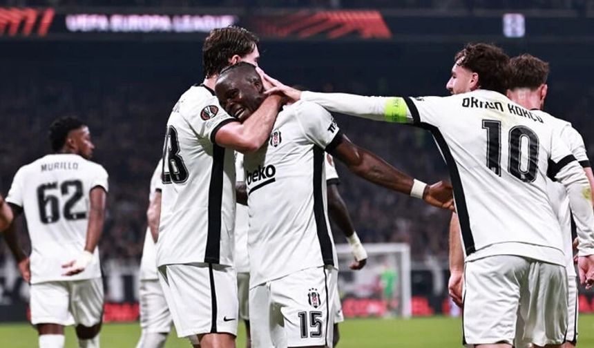 Beşiktaş, Avrupa Ligi’nde Marsilya’yı 4-1 mağlup etti