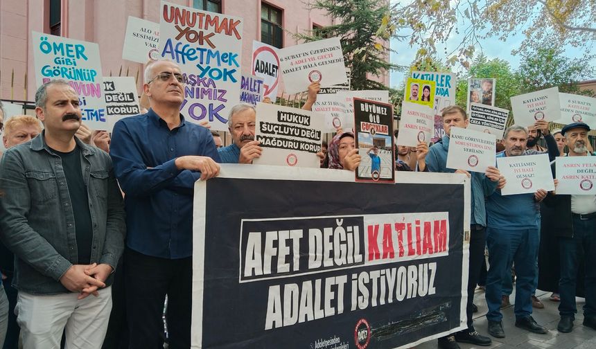 Depremzedelerin Adalet Bakanlığı önündeki nöbeti 10. gününde