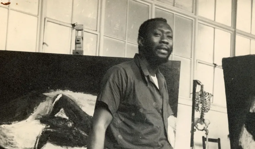 Soyut resmin ustası Frank Bowling eserleriyle ilk kez Türkiye'de