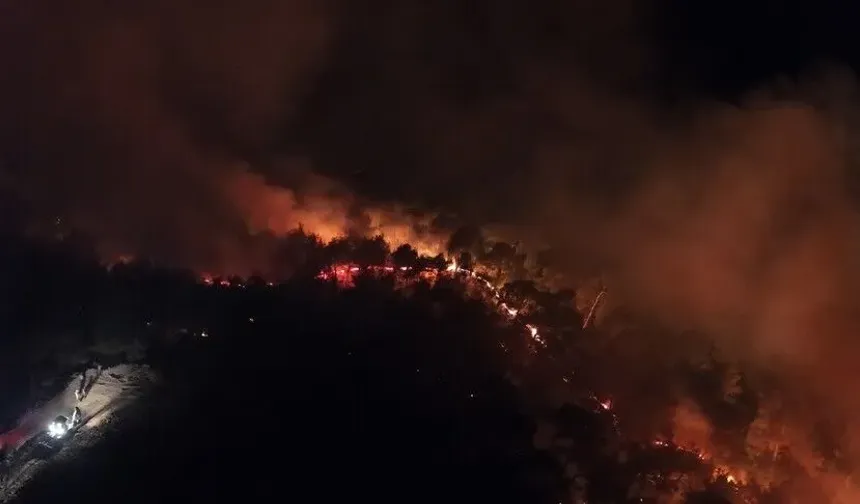 Antalya Aksu'da başlayan orman yangını Kepez'e sıçradı