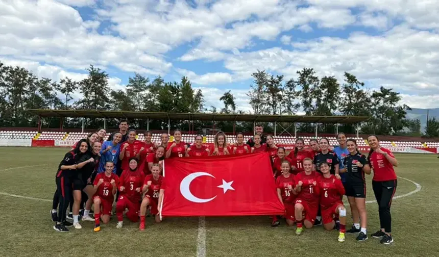 U15 Kız Millî Takımı UEFA Gelişim Turnuvası'nda namağlup şampiyon