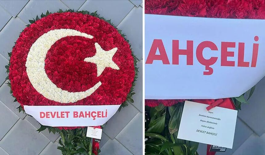 Devlet Bahçeli’den TFF Başkanı Hacıosmanoğlu’na çelenkli destek: Yalnız değilsin