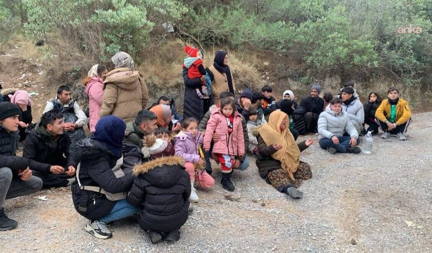 Seferihisar’da 37 kaçak göçmen yakalandı: Kamyonet sürücüsü tutuklandı